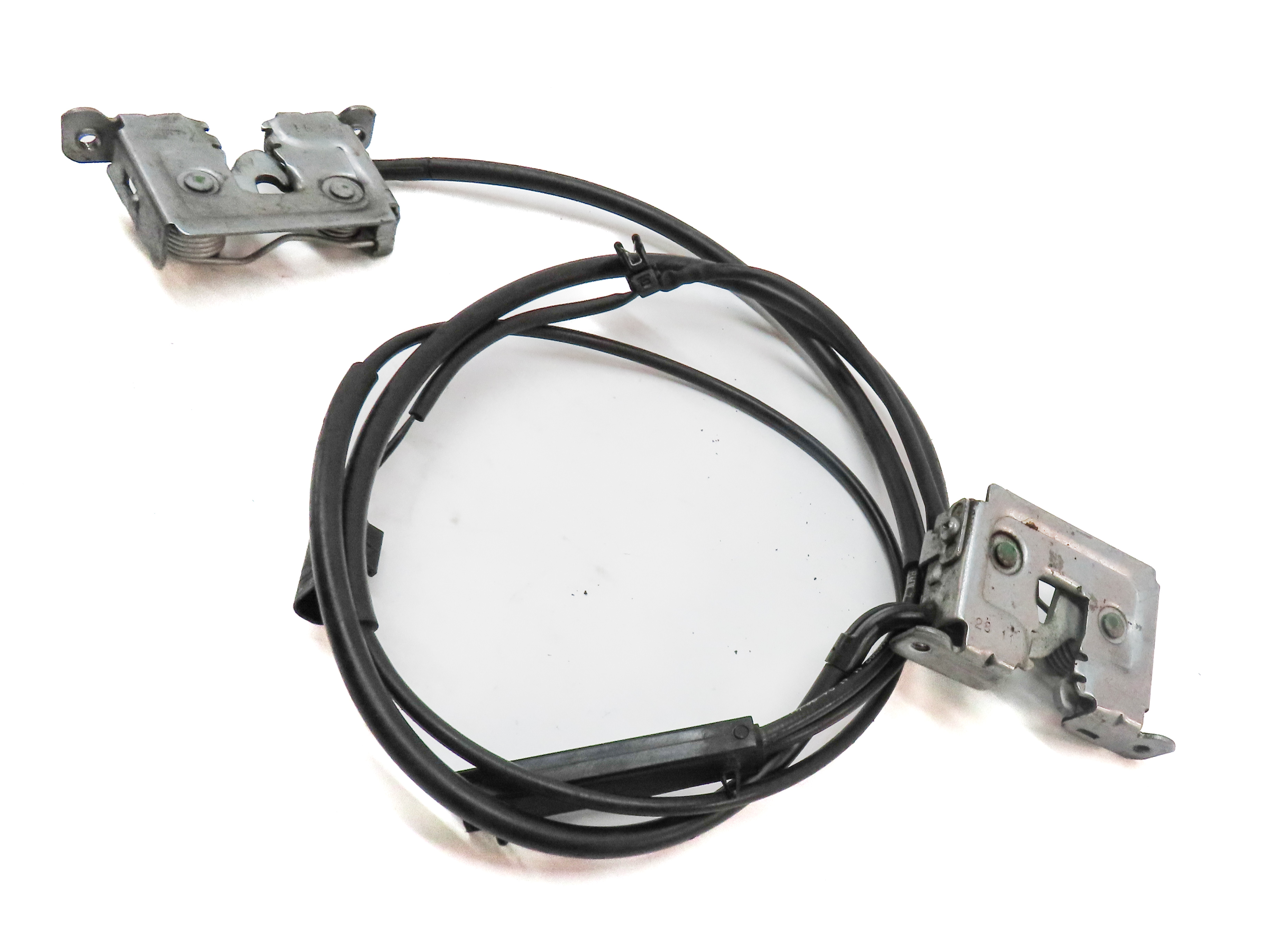 2012 BMW X5 (E70) FRONT LEFT & RIGHT LOWER HOOD LOCK LATCH SET-2 — exact item pictured